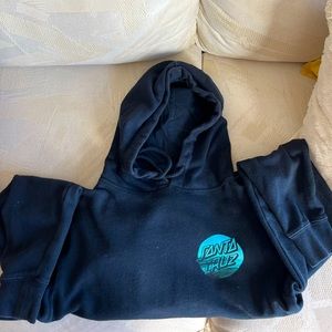 Dark navy/ black Santa Cruz hoodie